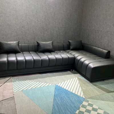Sofa góc L phòng khách Juno sofa Hugo NK2025 KT3m1 x 1m8 