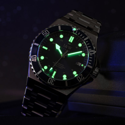 Đồng Hồ Nam I&W Carnival 726G1 Chính Hãng Full Box Chống Nước Kính Chống Xước Dây Thép Cao Cấp BH 60T (Máy Cơ Tự Động)