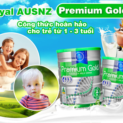 Sữa Hoàng Gia Úc cho trẻ từ 1 - 3 tuổi Royal AUSNZ Premium Gold 3
