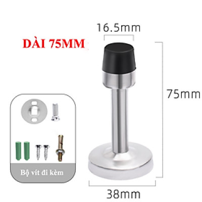 Chặn Cửa Chống Sập Cửa Gắn Tường KUNBE Nhiều Kích Thước Chống Va Đập Hiệu Quả