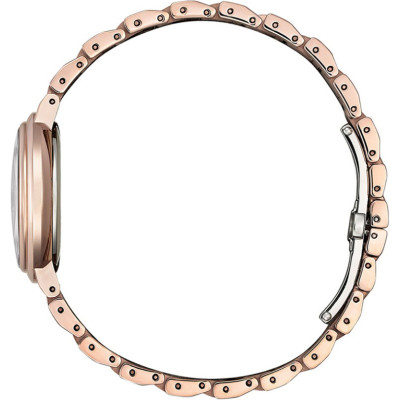 Đồng Hồ Nữ Citizen Đính Kim Cương Dây Thép Không Gỉ EM0912-84Y - Mặt Xà Cừ (Sapphire)