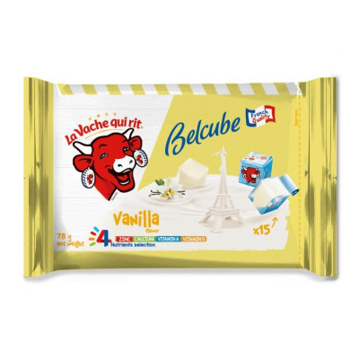 [Chỉ giao HCM] Combo 3 gói Phô Mai Vuông Belcube - Vị Vani (15 Viên) - Hỗ Trợ Hệ Miễn Dịch