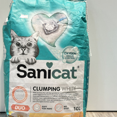 SANICAT Cát vệ sinh Hương Quýt Vanilla Mandarin - (Betonite-đất sét) 10L