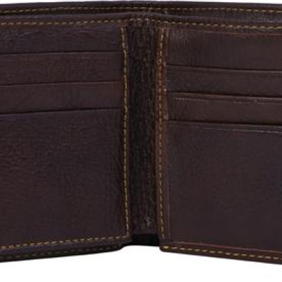 Ví Da Bò Nam Nhiều Ngăn Thẻ Leorno VM04A (12.5 x 9.7 cm) - Nâu