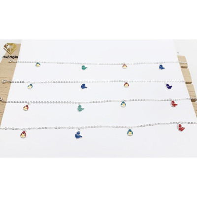 Lắc chân bạc Ý 925 Huệ Ngân-Angry Birds RYBJ50036