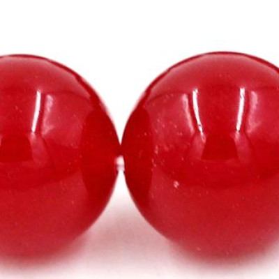 Chuỗi tay thạch anh đỏ - 12 ly 16 hạt - hợp với mệnh Thổ và mệnh Hỏa