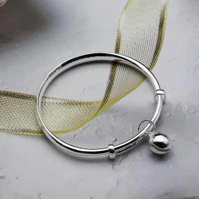 Lắc Tay Lắc Chân Bé Yêu Bạc Hiểu Minh LTE120 Dạng Kiềng Chuông Xinh Bảo Hành Vĩnh Viễn