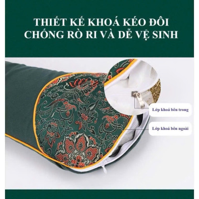 Gối Ngải Cứu Cắm Điện Giảm Đau Vai Gáy chống đột quỵ Gối Thảo Dược Hương Thơm Thảo Mộc tự nhiên giúp ngủ ngon hơn