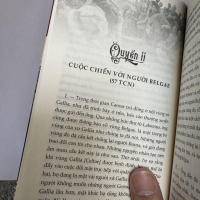 CUỘC CHIẾN XỨ GALLIA - Nghệ thuật chiến tranh và ngoại giao của Julius Caesar - Julius Caesar - Nguyễn Hữu Đăng Khoa dịch - Book Hunter