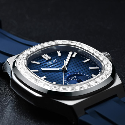 Đồng Hồ Nam I&W Carnival 735G7 Chính Hãng Full Box Chống Nước Kính Chống Xước Dây Silicon Cao Cấp BH 60T (Máy Cơ Tự Động)