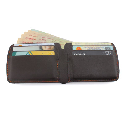 Ví Da Nam, Bóp Da Nam Kim Bảo KBBau Da Bò Màu Đen, Nâu