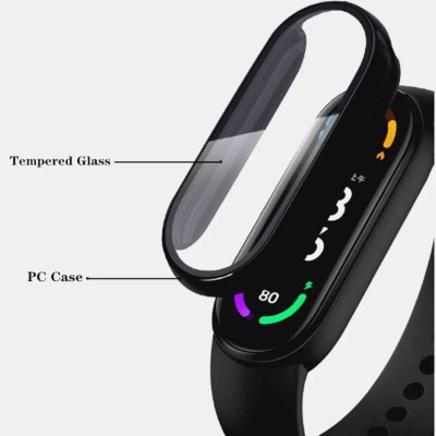 Ốp + Cường Lực 3d Bảo Vệ Màn Hình Cho Xiaomi Mi Band 6