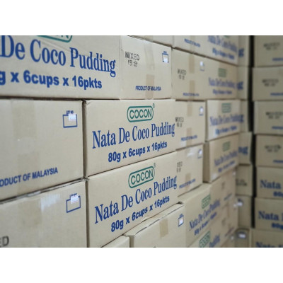 Combo 8 Lốc Thạch 6 Chén Trái Cây Cocon (480g x 8 lốc)