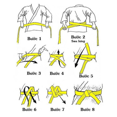 Bộ Đồ Võ phục Taekwondo Nhiều Size Kèm Đai | Quần Áo Tập Võ, Trang Phục Võ Thuật | Đồng Phục Tập Võ Taekwondo