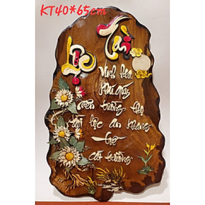 Tranh gỗ nghệ thuật thư pháp chữ TÀI LỘC