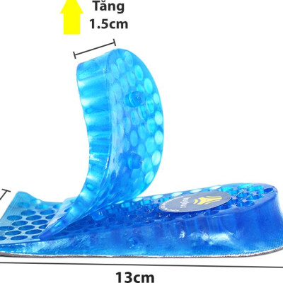 Bộ 4 miếng lót độn đế silicone tổ ong tăng 3.5cm chiều cao - buybox - BBPK43