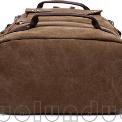 Balo Nam Thời Trang Du Lịch Cỡ Lớn Vải Bố Canvas Bền Chắc Phong Cách mới Dành Cho Đi Học, Dã Ngoại, Đi Phượt, Đựng Laptop (14-17")