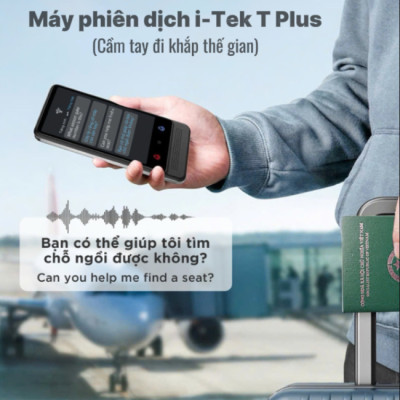 Máy Phiên Dịch Cao Cấp I-Tek T Plus - Hàng Chính Hãng - Bảo Hanh 12 Tháng.
