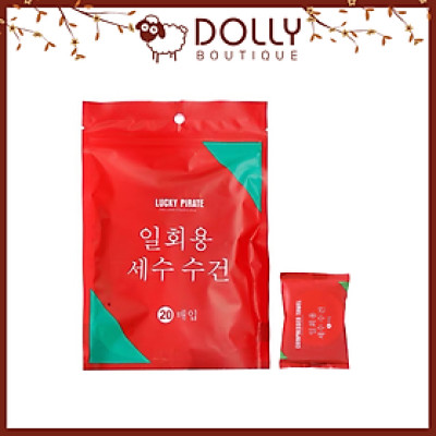 Khăn Giấy Nén Du Lịch Dùng 1 Lần Lucky Pirate Entry Luxeism & Supreme Choice - 1 Túi 20 Viên
