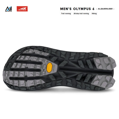 GIÀY CHẠY BỘ VÀ LEO NÚI ĐIA HÌNH  HIỆU ALTRA running -  Olympus6 W BLACK-BLACK   - AL0A85NK001