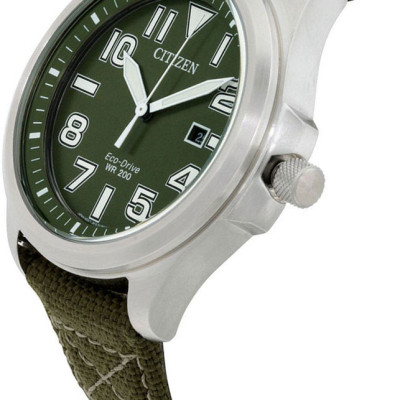 Đồng Hồ Nam Citizen Dây Vải Nato AW1410-32X - Mặt Xanh