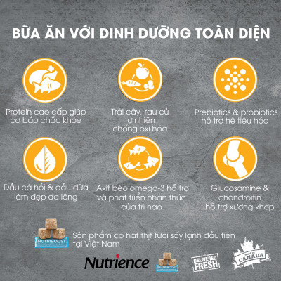 Thức Ăn Hạt Cho Chó Nutrience Subzero Grain-free - Thịt Gà Tây, Cá Hồi, Cá Đại Dương, Rau Củ Và Trái Cây Tự Nhiên 