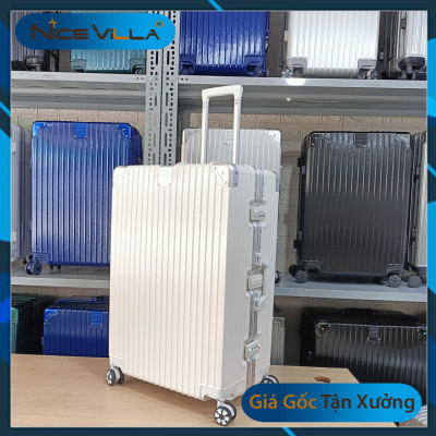 Vali Kéo Khung Nhôm Khóa Sập Cao Cấp Chống Bể Vỡ, Chống Trầy Xước Size 20inch - Size 24inch - Size 29inch