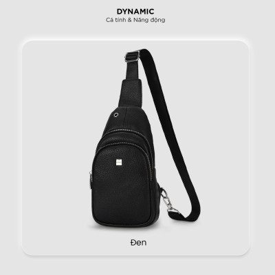 Túi đeo chéo trước ngực nam, túi đựng điện thoại da thật cao cấp IDIGO MB1 - 6028
