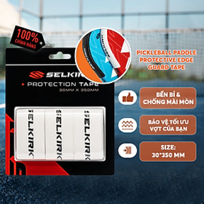 Set 3 Viền Pickleball Dán Bảo Vệ Cạnh Vợt Selkirk Cao Cấp - 30mm - Nhẹ - Dễ Sử Dụng - Tăng Độ Bền Cho Vợt