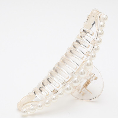 Kẹp Tóc Càng Cua Đính Ngọc Trai Nhân Tạo Phong Cách Hồng Kông Thâp Niên 90s