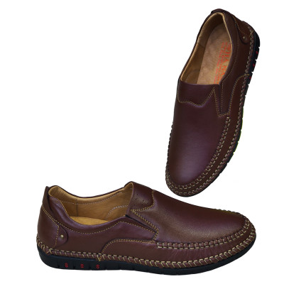 Giày Mọi Nam HÀ NAM Da Bò Thật Cao Cấp GM2066