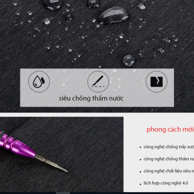 Balo du lịch tích hợp công nghệ cao cấp phong cách mới 15,6"