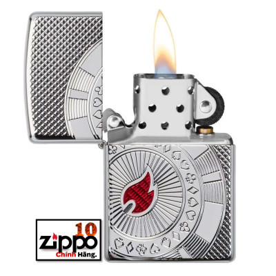 ZIPPO 49058 Armor Poker Chip Design - Chính hãng 100%