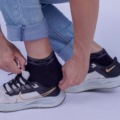 Hộp 5 đôi tất vớ nam cổ ngắn kẻ caro MRM Manlywear - cùng màu, chất liệu sợi cotton êm chân, mềm mại thoáng mát, chống hôi chân