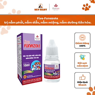 Five-Funazole giải pháp hiệu quả cho nấm phổi, nấm diều, nấm miệng, nấm đường tiêu hóa.