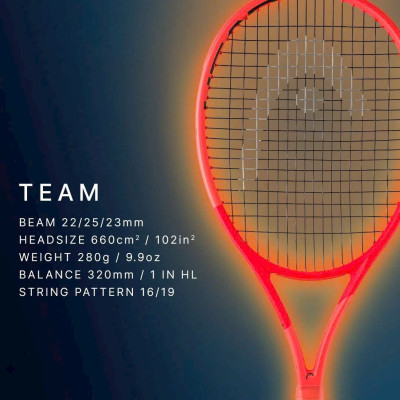 ￼Vợt tennis HEAD Radical Team 2025 -280gr (231025)