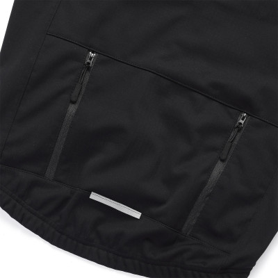 Wosawe Men Winter Cycling Jacket Windproof Thermal Fleece Bike Jacket for Mountain Biking Running Skiing Hiking