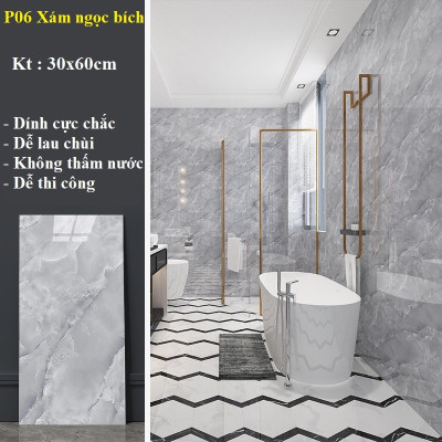 Bộ 5 Tấm Xốp Dán Tường 3D PVC Gỗ Kem 60x30cm Keo Sẵn Dày 2,5mm Cao Cấp, Sang Trọng