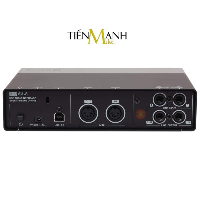 Soundcard Steinberg UR242 - Sound Card Bộ Thu Âm Thanh và Livestream Audio Interface Hàng Chính Hãng - Kèm Móng Gẩy DreamMaker