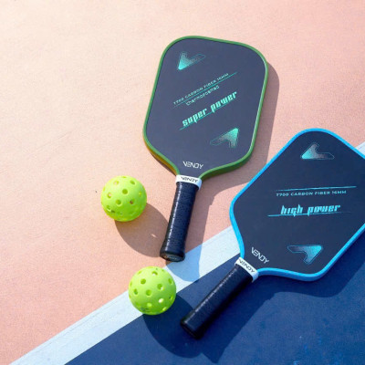 Vợt Tập Pickleball VENDY High Power T700 Carbon Fiber 16mm - Hàng Chính Hãng (1 Cái)
