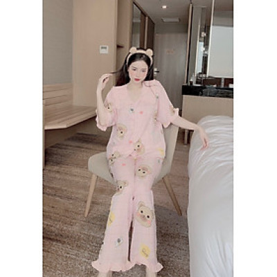 Bộ Đồ Ngủ, Mặc Nhà Nữ Pijama - Vải Loại 1 Cao Cấp, Nhiều Họa Tiết Dễ Thương