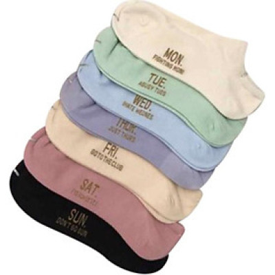 Set 7 đôi vớ tuần ngắn cổ