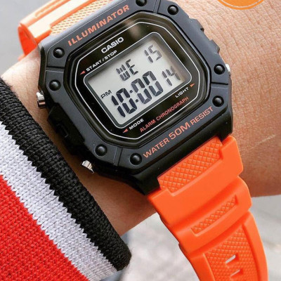 Đồng hồ nam dây nhựa Casio W-218H-4B2VDF