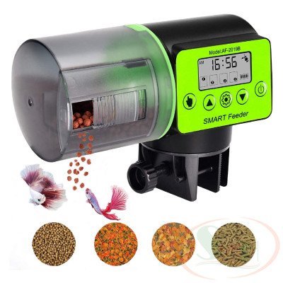 Máy cho ăn Aquablue Smart Feeder tự động hẹn giờ cho cá tép ăn