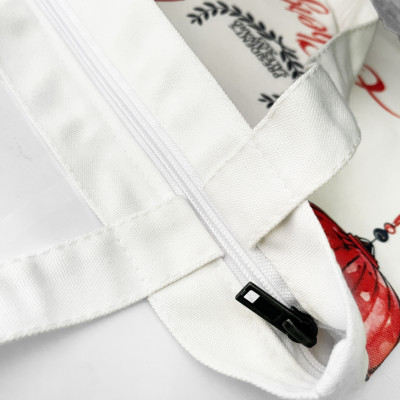 Túi canvas GIADO, túi vải bố, túi tote mẫu Hội An phố cổ chữ thư pháp