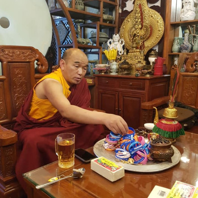 Combo 10 vòng tay silicon chú giải thoát Mật Tông