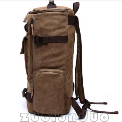 Balo Nam Thời Trang Du Lịch Cỡ Lớn Vải Bố Canvas Bền Chắc Phong Cách mới Dành Cho Đi Học, Dã Ngoại, Đi Phượt, Đựng Laptop (14-17")