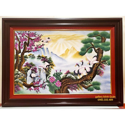 TRANH ĐÁ TỰ NHIÊN - TÙNG HẠC DIÊN NIÊN (TÙNG HẠC TRƯỜNG TỒN )