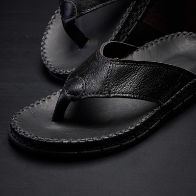 Dép Nam Quai Kẹp Da Bò Sang Trọng Phong Cách Trẻ Trung Tiện Lợi Êm Chân (có bán sỉ)