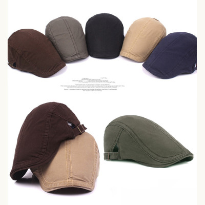 Mũ Lưỡi Trai Nam Phong Cách, Mũ Mỏ Vịt Phong Cách Hàn Quốc Phù Hợp Với Mọi Lứa Tuổi, Mũ Beret Chất Liệu Vải Kaki Cao Cấp Có Thể Điều Chỉnh Size